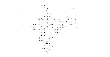 Hindistan ulusu silueti dairelerle yeniden tasarlandı