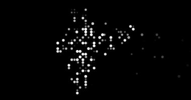 Renkli hareket çemberleriyle Hindistan çevresi