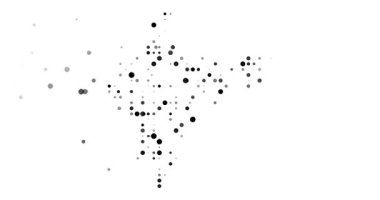 Soyut sicim sanat tarzında Hindistan haritası