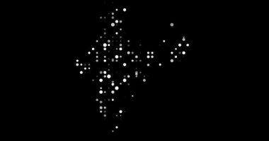 Hindistan 'ın minimalist soyut haritası