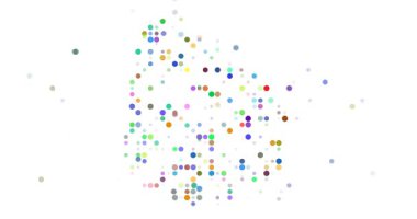 Uçan parçacıklar ile Üretici Uruguay harita vizyonu