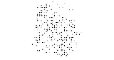 Akan soyut çemberler Uruguay haritasını oluşturdu