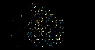 Canlı Uruguay Ülke Silueti Olarak Yeni Nokta Deseni