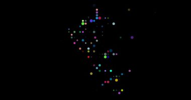 Parlak daireler Peru soyut formunu birleştiriyor