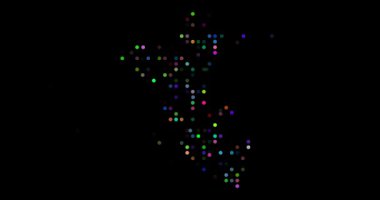 Dinamik Parçacıklar Canlı Peru Haritası İnşa Etmek İçin Ekrana Giriyorlar