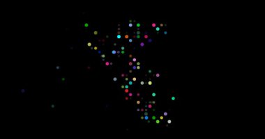 Peru coğrafyasını özetleyen soyut küre takımyıldızı