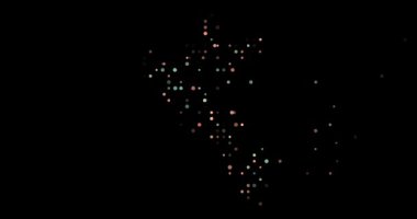 Canlı Peru Ülkesi Silueti Olarak Yeni Nokta Deseni