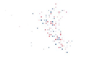 Renkli Peru Haritası İnşa etmek için Canlı Izgara Girme Ekranı