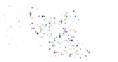 Uçan Renkler İran Harita Şeklinin Üretici Resmini Oluşturuyor