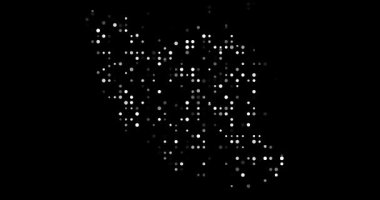 Noktalar İran Silueti İçin Soyut Hareket Tasarımına Giriyor