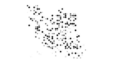 İran Haritası Yüzen Noktalarla Yeniden Oluşturuldu