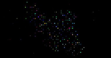 Animasyon Çemberleri İran Harita Şeklinde Canlı Gidiyor