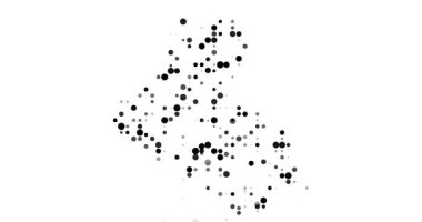 Çemberlerden oluşan en az Irak Haritası