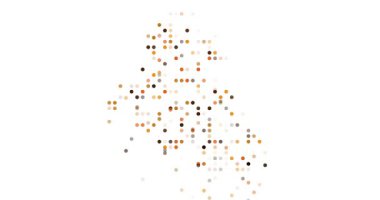Animasyon Çemberleri Irak Harita Şeklinde Canlı Gidiyor