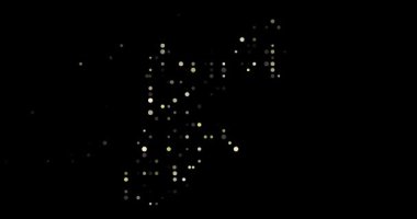 Abstract Jordan Silhouette From Generative Dots