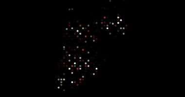 Abstract Circles Defining Jordan Nation Outline