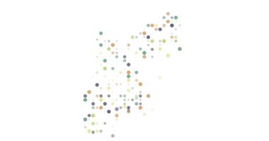 Emergent Jordan Outline Through Moving Dots