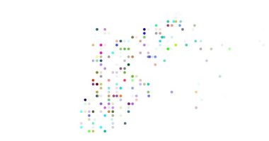 Generative Dots Shaping Jordan Country Border