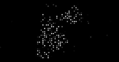 Generative Jordan Map Composed Of Dots