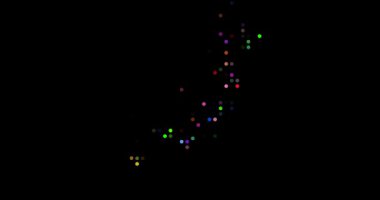 Japan Territory Silhouette Created with Expanding Circles