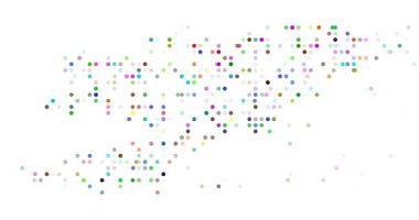 Çember Hareketinden Minimalist Kırgızistan Şekli