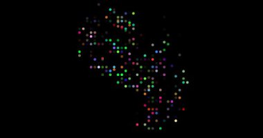 Kavramsal Paraguay Şekli Çemberler İçinde Görünüyor