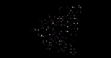 Üretici Küreler Nikaragua Siluet Haritası Oluşturmada Dans Ediyor