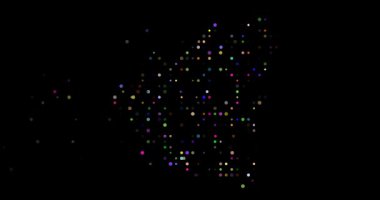 Nikaragua 'nın Harita Taslağını Toplayan Kavramsal Çemberler Uçuyor