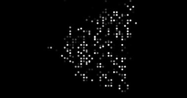 Boşluk Oluşturan Çemberler Nikaragua Haritası Siluetesinden Çıktı