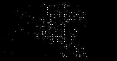 Circles Emerging To Form Kuwait Map