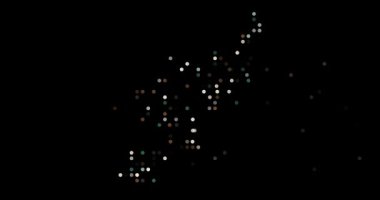 Flying Circles Forming North Korea Silhouette