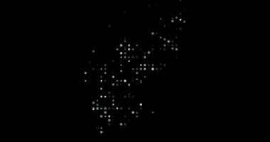 Abstract Motion Circles Building North Korea Borders