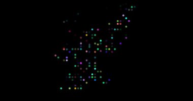 Generative Geometry Creating North Korea Outline