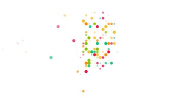 Abstract Motion Circles Building South Korea Nation