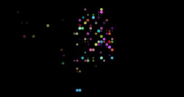 Abstract Motion Circles Building South Korea Nation