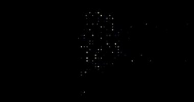 Surreal Circles Swarm to Form South Korean Generative Silhouette