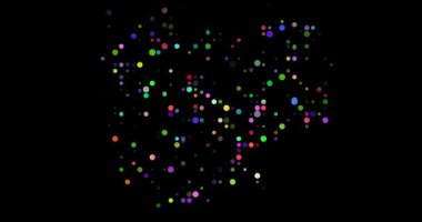 Soyut Uçan Noktalar Üretken Kamboçya Animasyonu İnşa Ediyor
