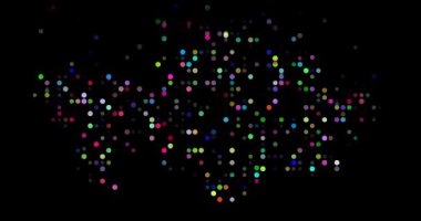 Motion Particles Fly into Ethereal Kazakhstan Contour Formation