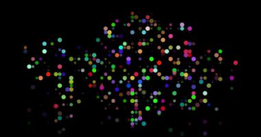 Kazakhstan Map Emerging Through Circle Abstraction