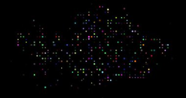 Creative Circle Abstraction For Kazakhstan Shape