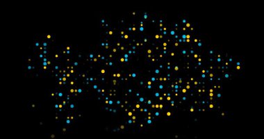 Post-Conceptual Circles Fly Assembling Kazakhstan's Map Outline