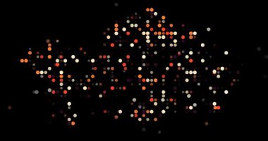 Dynamic Circle Composition For Kazakhstan Outline