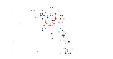 Generative Circle Flow Revealing Laos Borders
