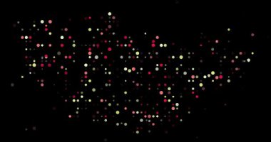 Minimal Mongolia art with abstract circle forms