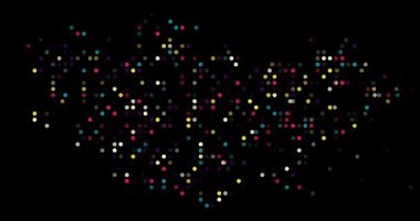 Digital Spheres Emerge Forming Hypnotic Mongolia Map Animation