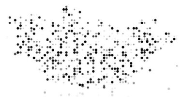 Ethereal Dots Emerge Forming Surreal Mongolia Map Animation