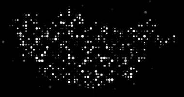 Surreal Circles Swarm to Form Mongolian Generative Silhouette