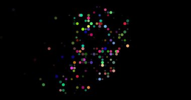 Macao border outlined with generative circles