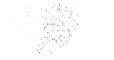 Modern Macao abstraction created with circles