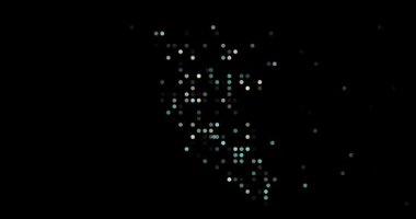 Conceptual Circle Explosion Forming Malaysia Shape